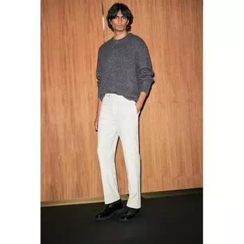 Брюки HM Regular Fit, белые 31