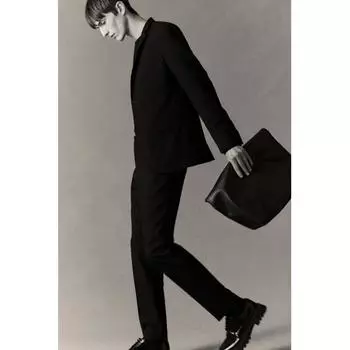 Брюки HM Suit Slim Fit Black 42