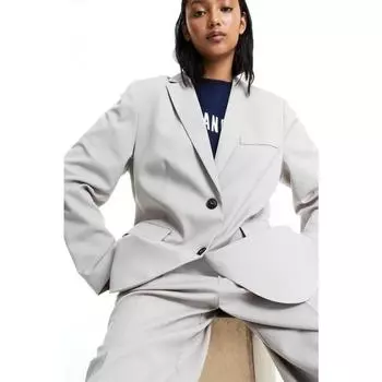 Брюки HM Tailored Светло-серые 1172763003