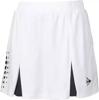 Брюки и юбка для тенниса Dunlop Game DAK2392W 23FW белые M [DUNLOP] (Встроенный внутренний) белый