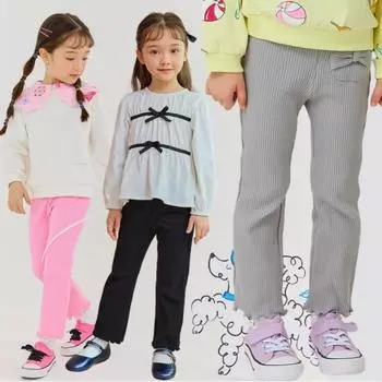 Брюки из спандекса в рубчик Lilypuri Ribbon, 3 цвета blacks/130