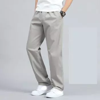 Брюки-карго для активного отдыха, мужские повседневные, с завязками на шнурке, с несколькими карманами, мешковатые, широкие, летние, весенние, узкие, повседневные брюки 6XL