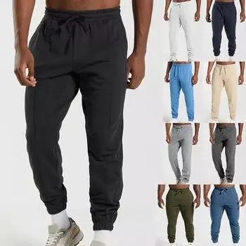 Брюки-карго для мужчин, мешковатые, мужские брюки-карго для парашютистов, легкие брюки, свободный крой, повседневные брюки для пешего туризма со шнурком L армия зеленый