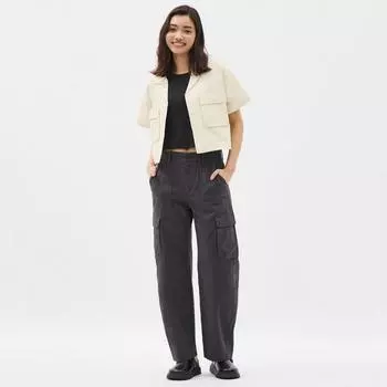 Брюки-карго Gu By Uniqlo Barrel Leg Стандартная длина 71,0–75,0 см 31 BEIGE/XS