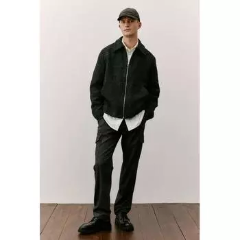 Брюки-карго HM Regular Fit, темно-серые 30