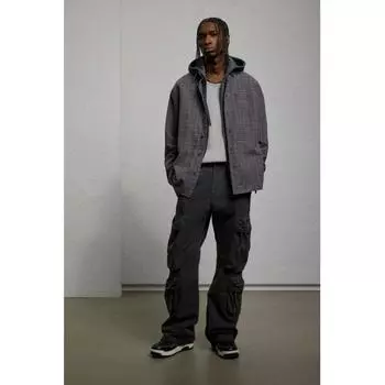 Брюки-карго HM Regular Fit Twill черного цвета 28