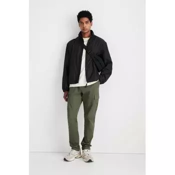 Брюки-карго HM Slim Fit цвета хаки-зеленый XS
