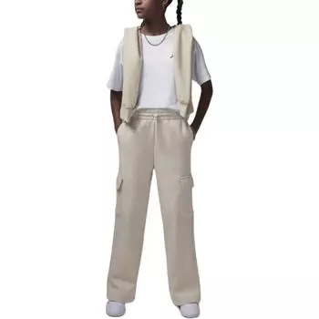 Брюки-карго Jordan Y2K Lace-Up Versatile Fleece Cargo Pants для детей, светло-коричневые HQ8132-203 S