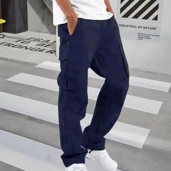 Брюки-карго модные однотонные легкие брюки-карго мужские уличные походные брюки-карго брюки повседневная одежда L светло-зеленый