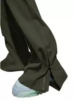 Брюки-карго Rose Beauty A Street с двойной талией, карманом-клапаном и молнией, женские повседневные брюки-джоггеры, свободные женские брюки с высокой талией XS армия зеленый