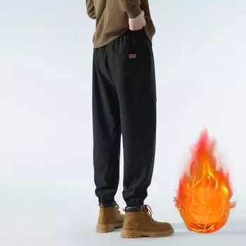 Брюки карго в американском стиле для мужчин и женщин, ветрозащитные, водонепроницаемые, зимние, для активного отдыха, пеших походов, брюки парашютиста, утепленные бархатом, утолщенные рабочие брюки M