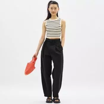 Брюки-кокон GU by Uniqlo tech tac