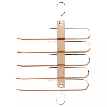 Брюки Многофункциональный шкаф для вешалок Стойка для брюк 5-в-1 Полки