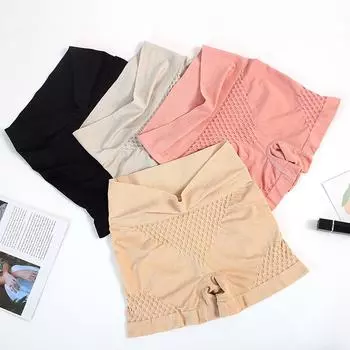 Брюки на животе с высокой талией. Женские послеродовые корректирующие фигуру. Дышащие подтяжки тела. Ягодицы. Чистый хлопок. Нелегкие защитные брюки для фитнеса с плоским углом. XL