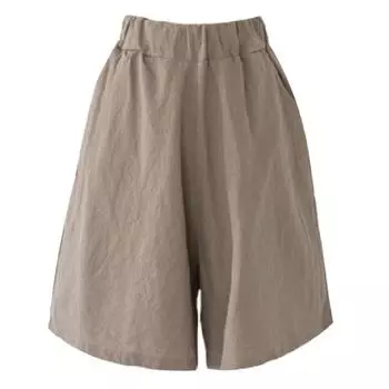 Брюки половинной длины, женские однотонные широкие шорты в корейском стиле, брюки 2XL чёрный