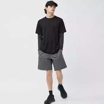 Брюки-полубрюки GU by Uniqlo Dry Stretch GA 08 DARK GRAY/XS