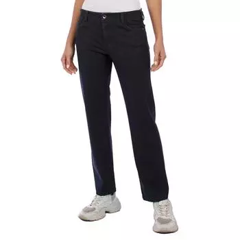 Брюки прямого кроя 6K2J04 Женские 26-USA чёрный