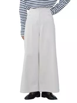 Брюки с боковыми пуговицами вельветовые брюки S [Beams Heart] женские LT.BEIGE