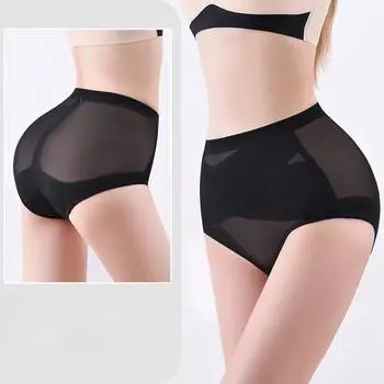 Брюки с низкой талией и сетчатым принтом Cross Abdomen для женщин, тонкие, узкие, с талией и бедрами XL чёрный