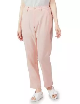 Брюки с подкладкой и разрезами для промышленности MK0052 Coral Pink L [Michelle Cran] женские [Антипрозрачные/Антистатические/Эластичные/Антимикробные/Простые в уходе/Подходящие