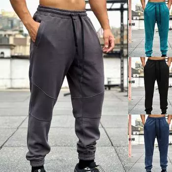 Брюки с поясом Спортивные уличные мужские свободные на шнурке Баскетбольные беговые тренировочные свободные длинные брюки Спортивные штаны Фитнес-брюки XXL