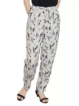 Брюки с принтом краски Зауженные брюки БЕЛЫЕ ОДИН РАЗМЕР [Beams Heart] Женские