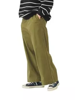 Брюки Широкие брюки-чиносы OLIVE S 11230484791 [BEAMS] 1940-е годы Мужские оливковый