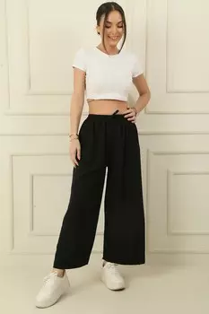 Брюки широкого размера Palazzo Ayrobin с эластичной резинкой на талии