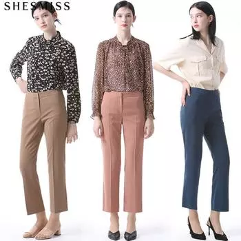 Брюки Shs Miss Solid Straight Stretch Carmel (CA)/55