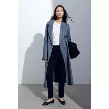 Брюки-сигареты HM Темно-синие 0988235006 32EUR 32P