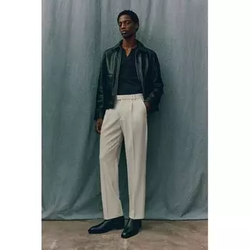 Брюки свободного кроя HM Criss Leg белого цвета 29