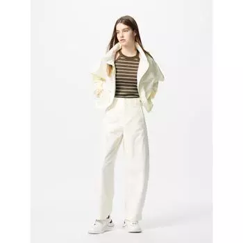 Брюки Uniqlo с низкой посадкой 01 OFF WHITE/WOMEN S