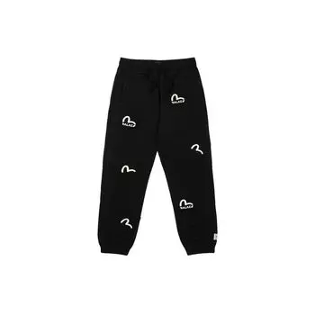 Брюки унисекс Palace x Evisu FW21 с несколькими карманами и принтом логотипа, черные P21EVJG003 M