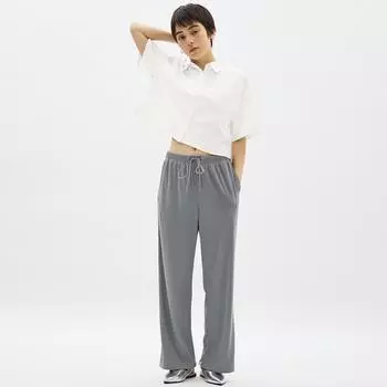 Брюки в рубчик GU by Uniqlo B+EC, короткая длина