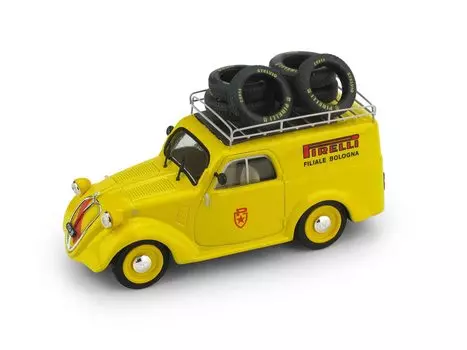 Brum Fiat 500B Фургон 1950 Pirelli Mille Miglia BRUMM FIAT 500B PIRELLI MILLE MIGLIA 1/43 FURGONE 50 [Товар] жёлтый