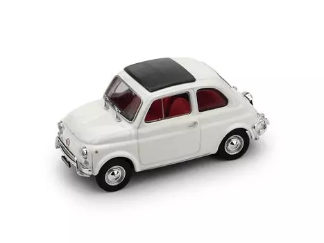 BRUMM FIAT 500L Closed Roof Aurora White BRUMM FIAT 500L APERTA CHIUSA BIANCO AURORA 1/43 1968-1972 [Item] белый