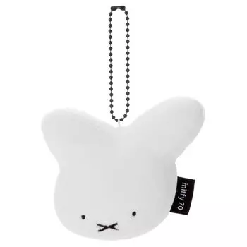 Bruna miffy70th Nine Che Design Mascot Miffy Мягкая игрушка Высота приблизительно 15 см Mocchi-Mocchi-Style В форме лица