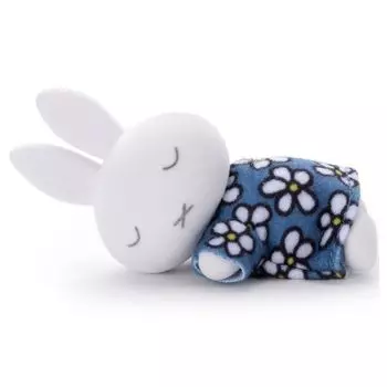 Bruna Suyasuya Friend Flocky Mascot Miffy Plush Toy Width Approximately 7cm (Floral Dress)
