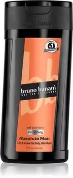 Bruno Banani Absolute Man refreshing shower gel 3 in 1 TU прозрачный