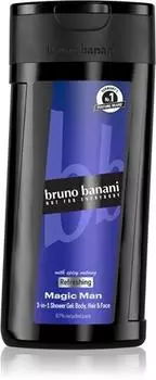 Bruno Banani Magic Man refreshing shower gel 3 in 1 TU прозрачный