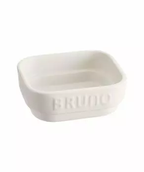 BRUNO Bruno Toaster Cooking S Size Capacity 160ml Tableware Small Plate Microwave Dishwasher Safe Snacks Drink Ceramic Toaster Cooker S Ivory слоновая кость