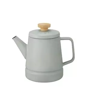 BRUNO Enamel Kettle IH Compatible Open Fire Compatible Gas Fire Compatible Kettle Fuji Enamel Collaboration Enamel Enamel Outdoor Blue Green 1.6L