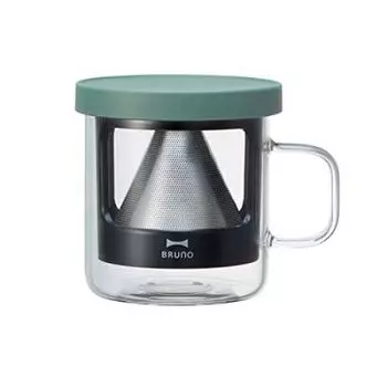 BRUNO Кофейная капельница для одного человека, безбумажная капельница, персональная зеленая чашка для дня матери BHK244-GR