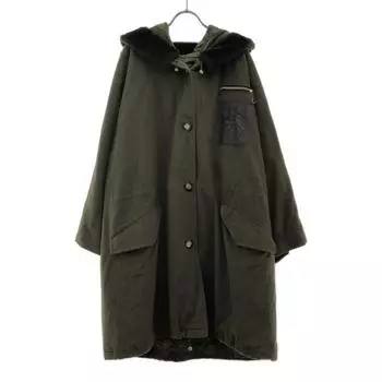 Bruno Magli made in Italy Wappen Wool jacket M Khaki Women Used