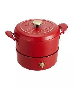 BRUNO Multi Grill Pot Grill Pot BOE065 Red [BRUNO]