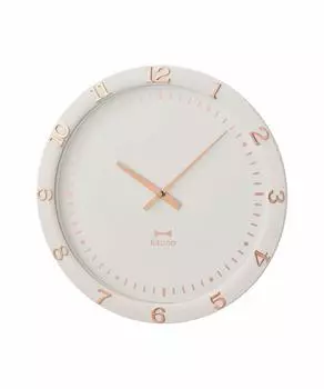BRUNO Wall Battery Clock, Silent, Operated, Stylish, Pastel, Greige, BCW040-GRG