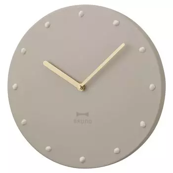 BRUNO Wall Clock Wall Clock Metal Wall Clock ETAL WALL CLOCK BCW043 Greige