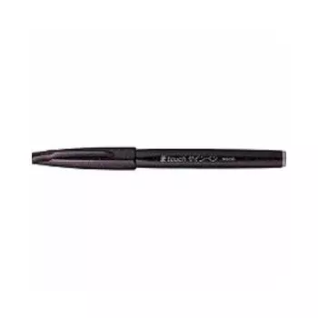 Brush touch felt pen black SES15C-A set of 3