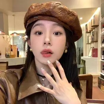 Brushed Matte Gold And Silver Beanie 925 Silver Needle Stud Earrings Simple And Versatile Unique Earrings Design Sense Premium Earrings Women