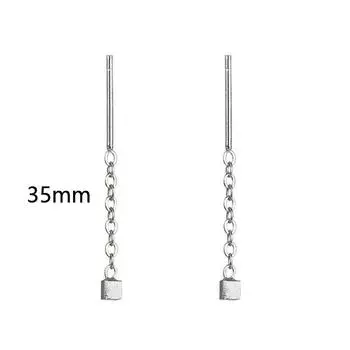 Brushed Sand Surface Small Square Earrings, Boys Personality Trendy Cool Ruffian Handsome Design Sense Matte Process Three-Dimensional Square Earrings copper